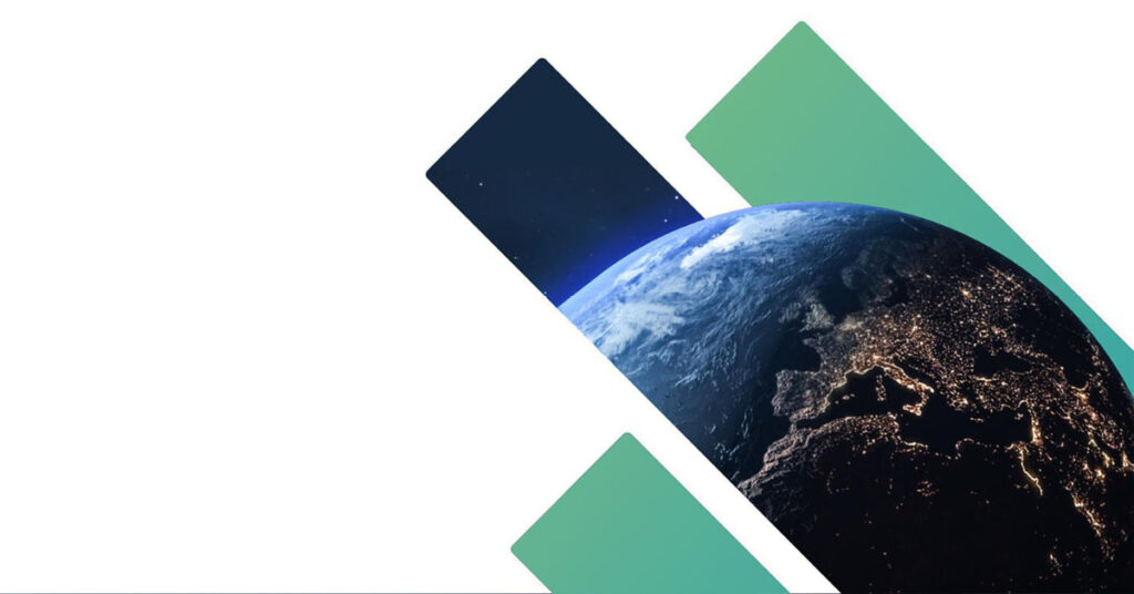 Satellite image of the world. The image in sliced by blue and green blocks of colour. Headquartered in Milan, Italy, Recordati has worldwide operations alongside strategic partnerships to broaden access to our treatments.